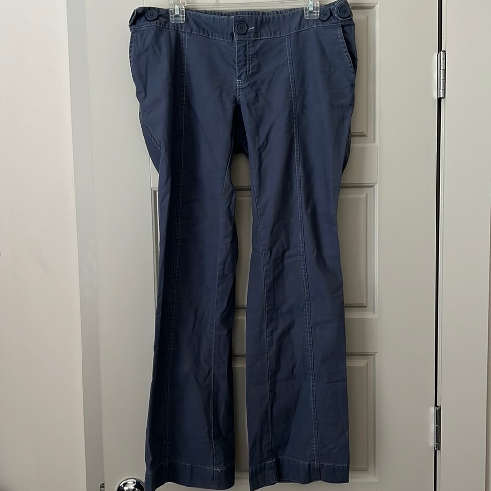 Old Navy Maternity 100% cotton‎ Sz 6 blue chinos pants